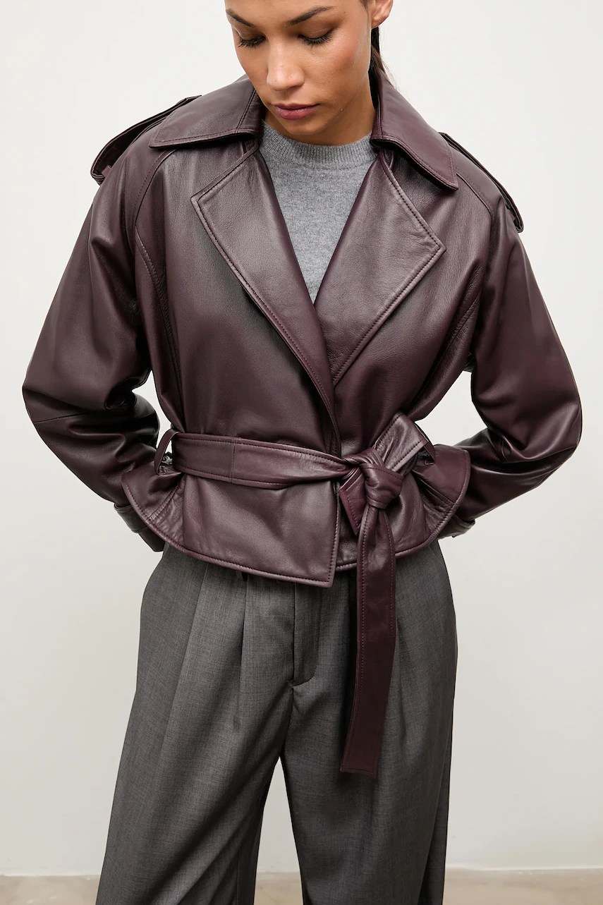 Jachetă scurtă answear.LAB pentru femei, din piele NOA Unscripted Collection Jachetă scurtă answear.LAB pentru femei, din piele NOA Unscripted Collection