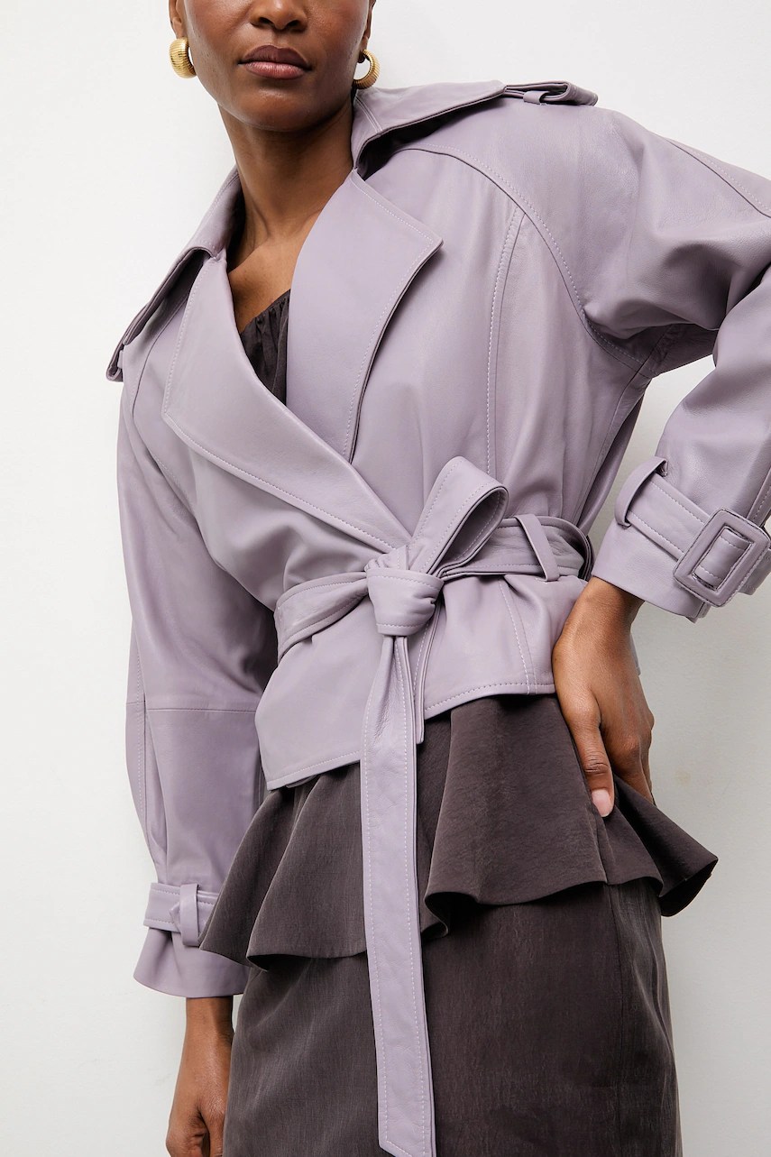 Jachetă scurtă din piele pentru femei – answear.LAB Jachetă scurtă din piele pentru femei - answear.LAB