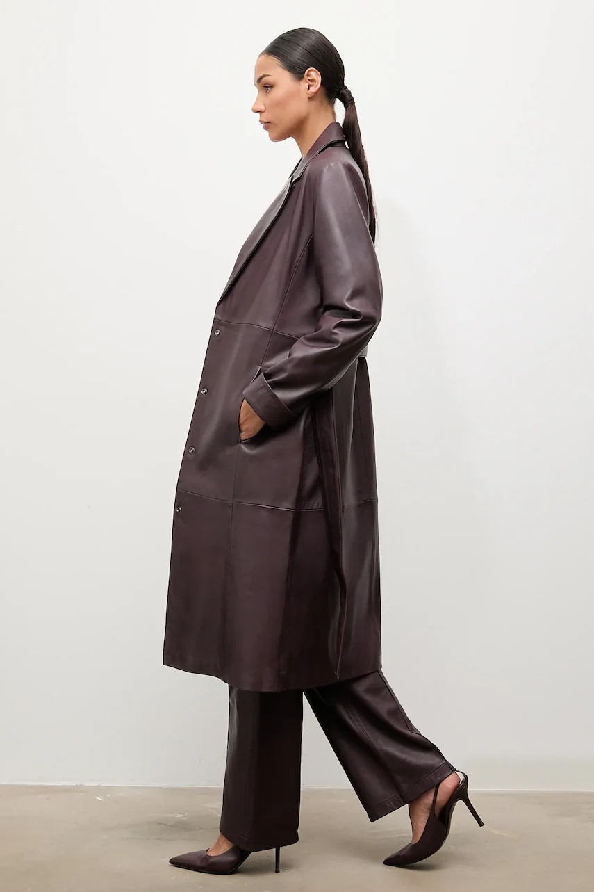 Palton din piele answear.LAB ELEANOR Palton din piele answear.LAB ELEANOR