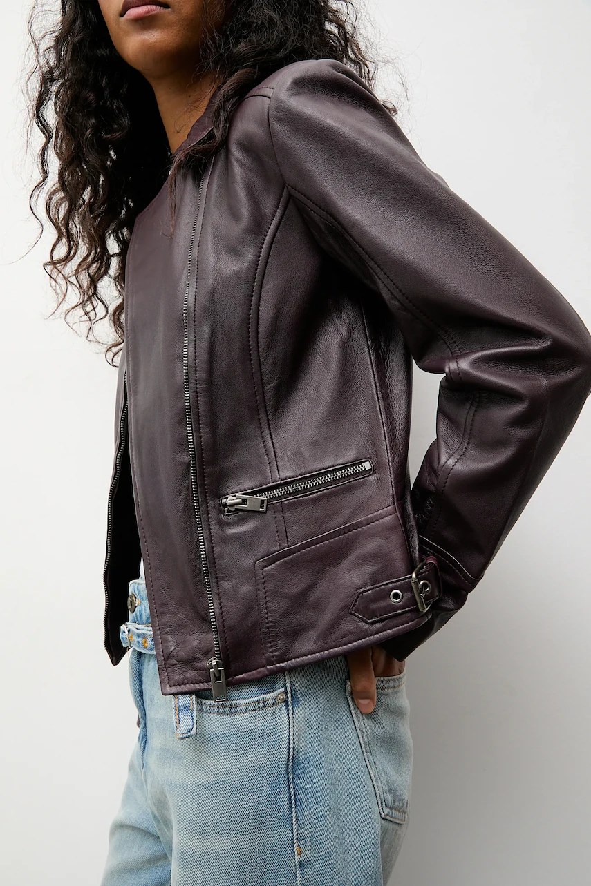 Geacă biker din piele MILA answear.LAB Geacă biker din piele MILA answear.LAB