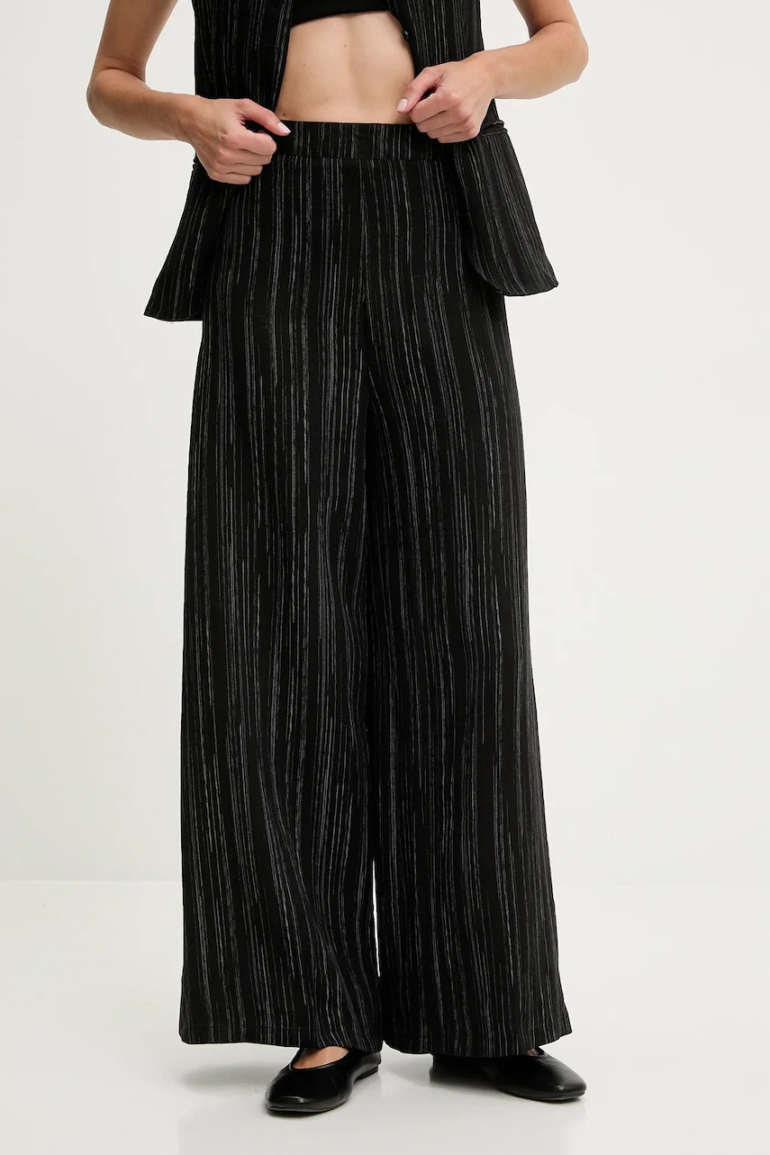 Answear lab pantaloni cu in, talie înaltă Answear lab pantaloni cu in, talie înaltă