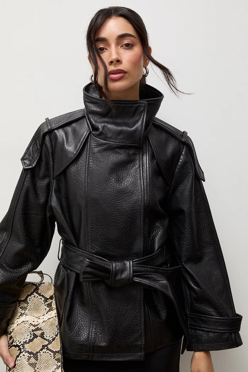 Jachetă pentru femei din piele – Answear.LAB Jachetă pentru femei din piele – Answear.LAB