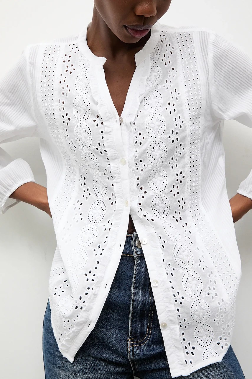 Cămașă din bumbac answear.LAB cu model în dungi Cămașă din bumbac answear.LAB cu model în dungi