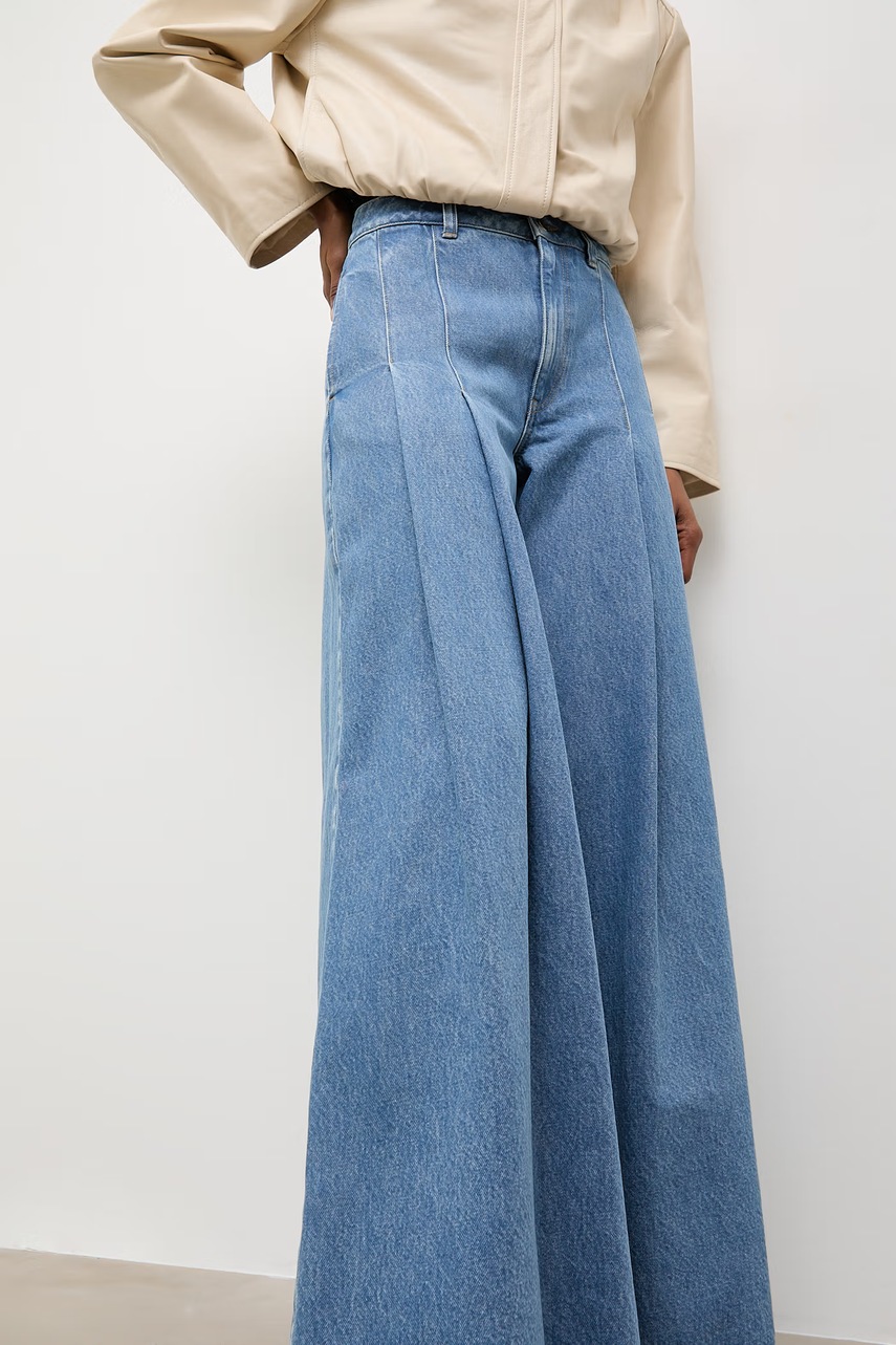 Blugi wide leg pentru femei answear.LAB – Unscripted Collection Blugi wide leg pentru femei answear.LAB – Unscripted Collection