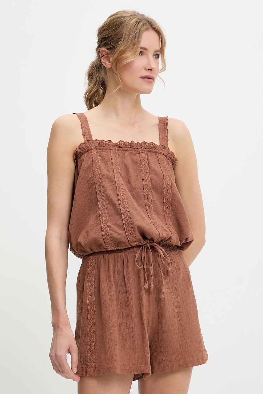 Set bluză și pantaloni scurți answear lab din bumbac Set bluză și pantaloni scurți answear lab din bumbac