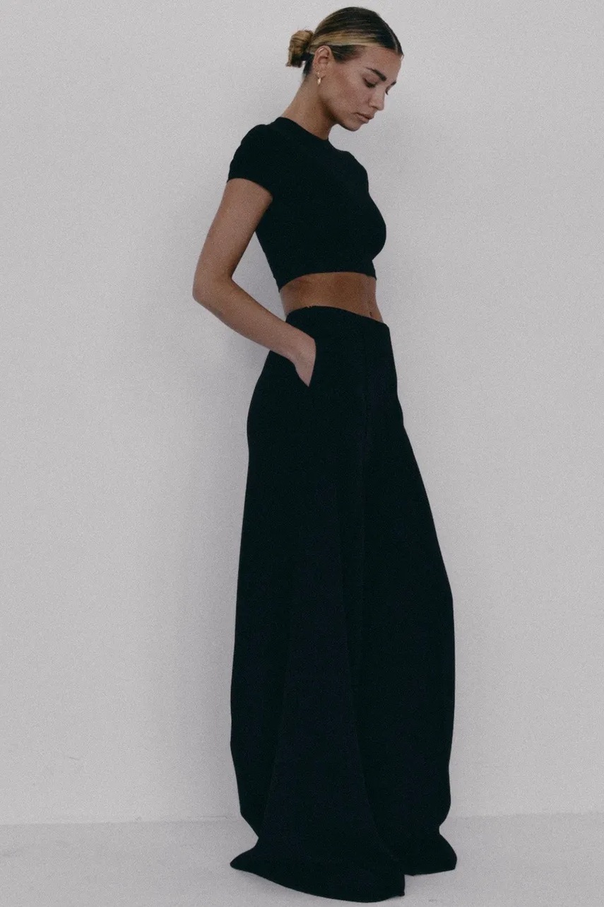 Pantaloni wide leg pentru femei muuv JOIA Pantaloni wide leg pentru femei muuv JOIA