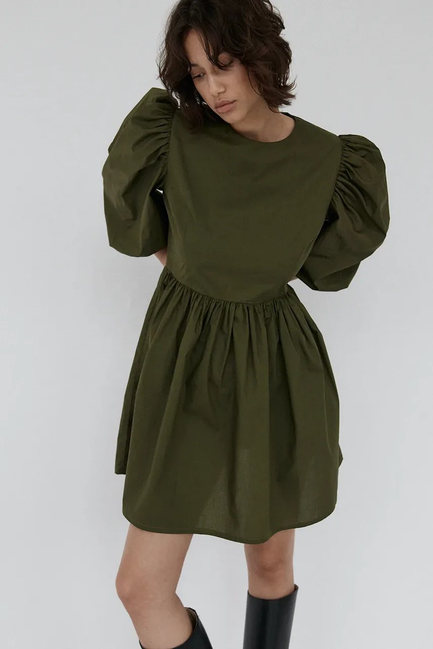 Muuv. rochie evazată din bumbac KAWAI Muuv. rochie evazată din bumbac KAWAI