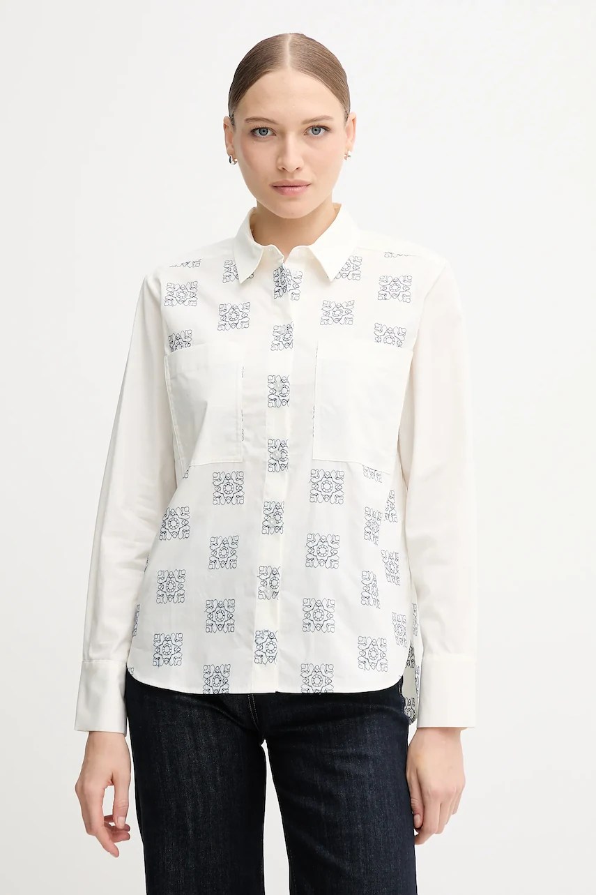 Cămașă mos mosh din bumbac, model WEINA Cămașă mos mosh din bumbac, model WEINA