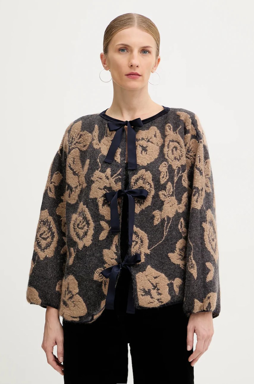 Cardigan liviana conti din amestec de lână Cardigan liviana conti din amestec de lână