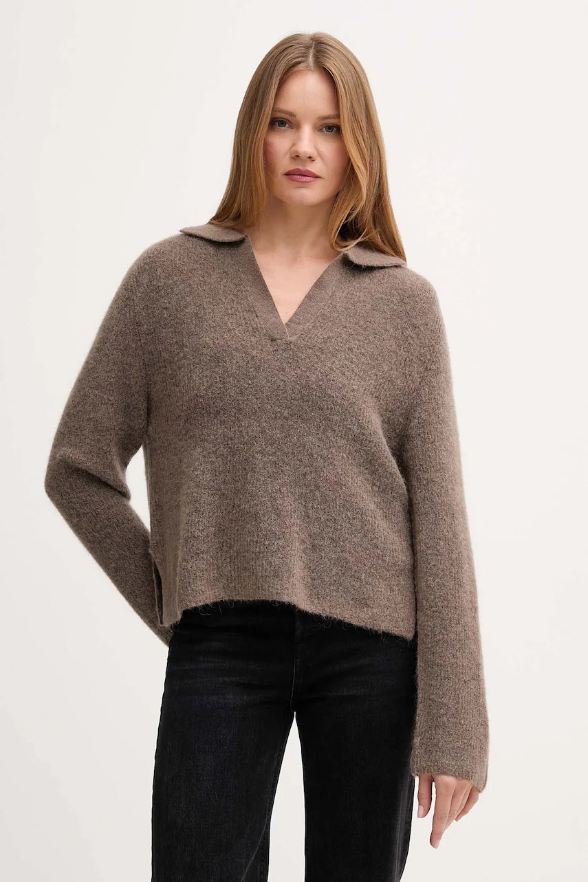 Pulover mos mosh din lână, model THORA Pulover mos mosh din lână, model THORA