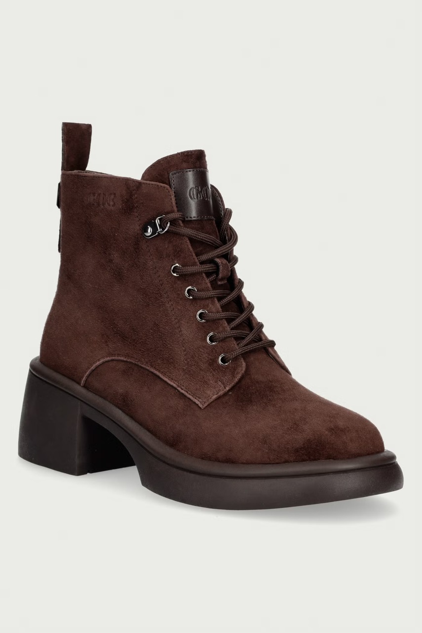 Botine pentru femei din piele întoarsă – Element / GOE Botine pentru femei din piele întoarsă – Element / GOE