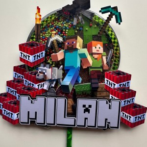 Minecraft Inspired Cake Toppers Page Three Minecraft Inspired Cake Toppers Page Three