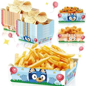 Bluey Inspired Paper Food Trays Bluey Inspired Paper Food Trays