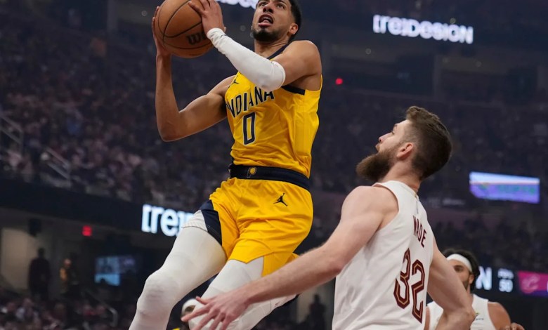 Playoffs de la NBA: Tyrese Haliburton, Pacers hang late to eliminate the riders in match 1 Playoffs de la NBA: Tyrese Haliburton, Pacers hang late to eliminate the riders in match 1