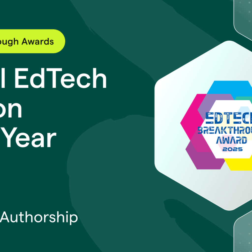 Grammarly Authorship wins 2025 EdTech Breakthrough Award Grammarly Authorship wins 2025 EdTech Breakthrough Award