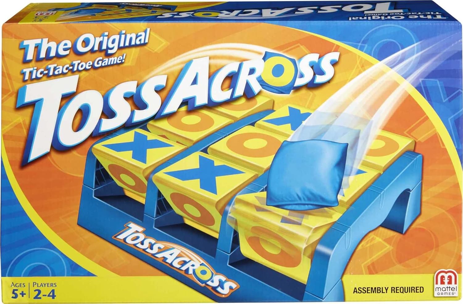 Mattel Games Toss Across Kids Outdoor Game, Bean Bag Toss for Camping and Family Night, Get Three-in-a-Row for 2-4 Players Mattel Games Toss Across Kids Outdoor Game, Bean Bag Toss for Camping and Family Night, Get Three-in-a-Row for 2-4 Players