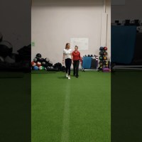 Vestibular Rehabilitation – Walking with head rotation side to side Vestibular Rehabilitation – Walking with head rotation side to side