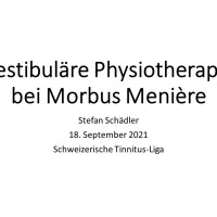 Vestibuläre Physiotherapie bei Morbus Menière Vestibuläre Physiotherapie bei Morbus Menière