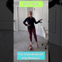 Central Vertigo Exercises for Balance & Coordination: Slow Taps #vestibular Central Vertigo Exercises for Balance & Coordination: Slow Taps #vestibular