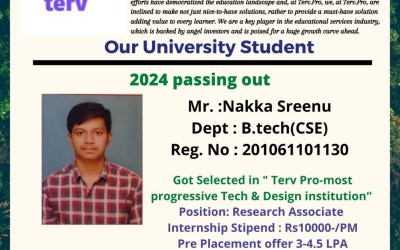 2024 Passing out MGERI Student Placed at Terv 2024 Passing out MGERI Student Placed at Terv