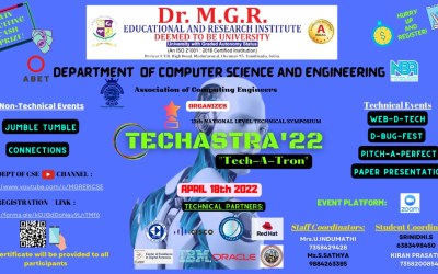One Day National Symposium on “TECHASTRA”22- Online Mode. One Day National Symposium on “TECHASTRA”22- Online Mode.