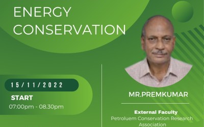 Webinar on Energy Conservation Webinar on Energy Conservation