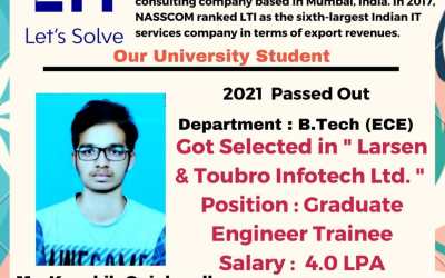 Placement of 2021 Passed Out ECE Student Placement of 2021 Passed Out ECE Student