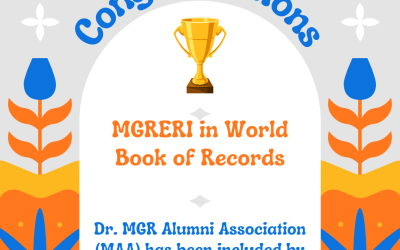 MGRERI in World Book of Records MGRERI in World Book of Records