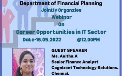 WEBINAR on Career Opportunities in IT Sector WEBINAR on Career Opportunities in IT Sector