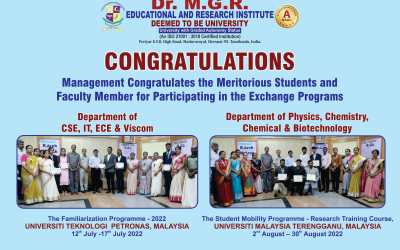 Congratulating The Exchange Program Participated Members Congratulating The Exchange Program Participated Members