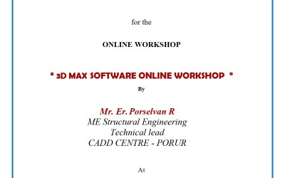 3D Max Software Online Workshop 3D Max Software Online Workshop