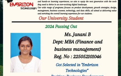 2024 Passing out MBA Student Placed at Embrizon 2024 Passing out MBA Student Placed at Embrizon