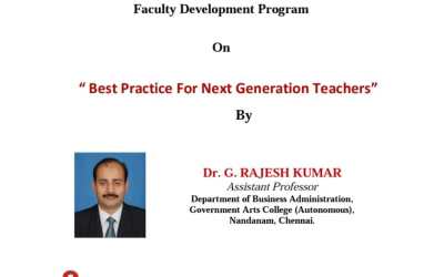 Guest Lecture on Best Practice For Next Generation Teacher Guest Lecture on Best Practice For Next Generation Teacher
