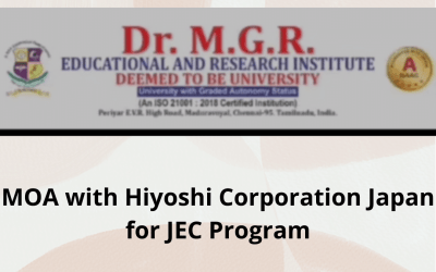 MOA with Hiyoshi Corporation Japan for JEC Program MOA with Hiyoshi Corporation Japan for JEC Program