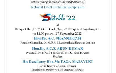 National Level Technical Symposium “Sparkle’22” National Level Technical Symposium “Sparkle’22”
