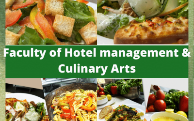 Dr. MGR Department of Culinary Arts Dr. MGR Department of Culinary Arts