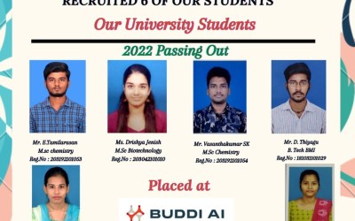 Placement of Six Students at Buddi AI Placement of Six Students at Buddi AI