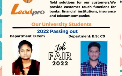 Placement of 2022 Passing Out Students in LeadPro Placement of 2022 Passing Out Students in LeadPro