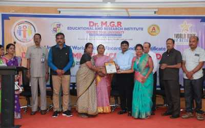 Rolling Certificate Presenting Ceremony of MGR MAGIC Association Rolling Certificate Presenting Ceremony of MGR MAGIC Association
