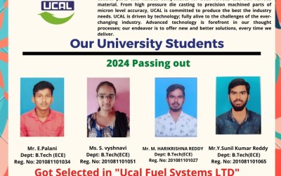 Placement of 2024 Passing Out Students in UCAL Fuel Systems Ltd Placement of 2024 Passing Out Students in UCAL Fuel Systems Ltd