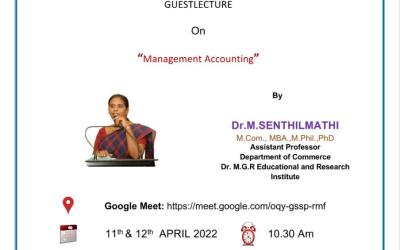 Guest Lecture on Management Accounting Guest Lecture on Management Accounting