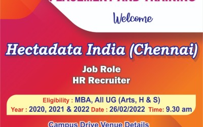Campus Drive by Hectadata India Campus Drive by Hectadata India