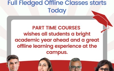 Offline Classes Starts from Today for PART TIME COURSES Offline Classes Starts from Today for PART TIME COURSES