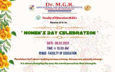 Women’s Day Celebration by Faculty of Education Women’s Day Celebration by Faculty of Education