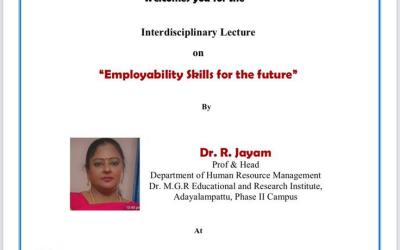 Interdisciplinary Lecture on Employability Skills For the Future Interdisciplinary Lecture on Employability Skills For the Future