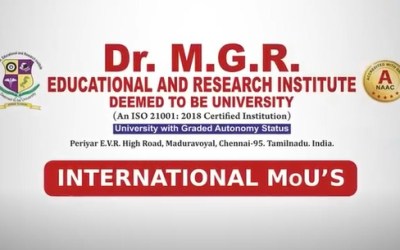 Visual Map of MoUs Between MGRERI and Institution & Industries Visual Map of MoUs Between MGRERI and Institution & Industries