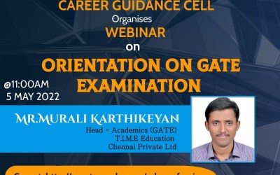 Webinar on Orientation on GATE Examination Webinar on Orientation on GATE Examination