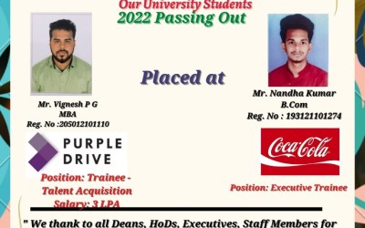 Placement Of 2022 Passed Out Students Placement Of 2022 Passed Out Students