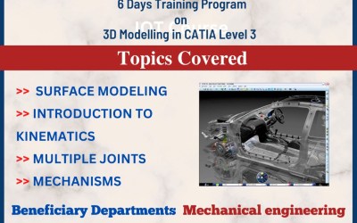6 Days Training Program On 3D Modelling in CATIA Level 3 6 Days Training Program On 3D Modelling in CATIA Level 3