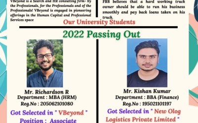VBeyond & New OLOG Logistics Has Recruited Each One Student From Our College VBeyond & New OLOG Logistics Has Recruited Each One Student From Our College